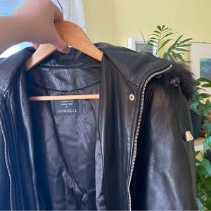 Nordstrom | Black Faux Leather Jacket